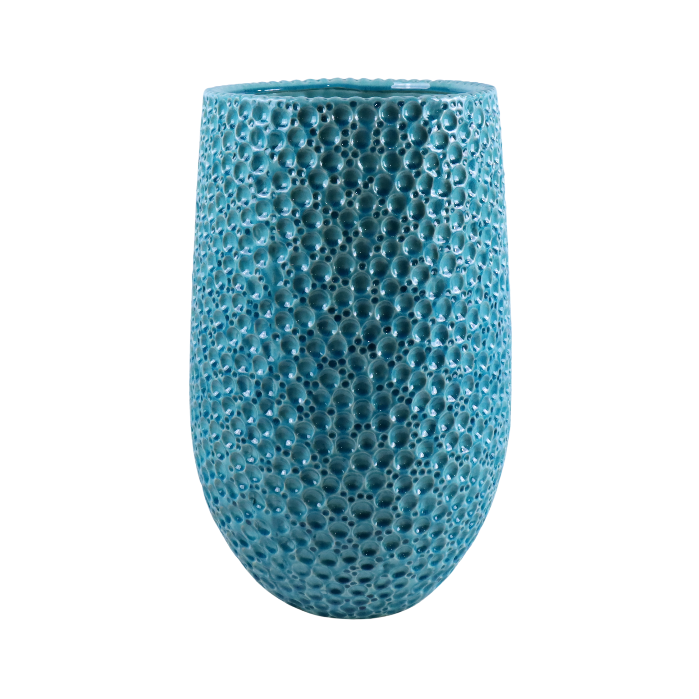 Keramický kvetináč Paris – Svetlomodrá