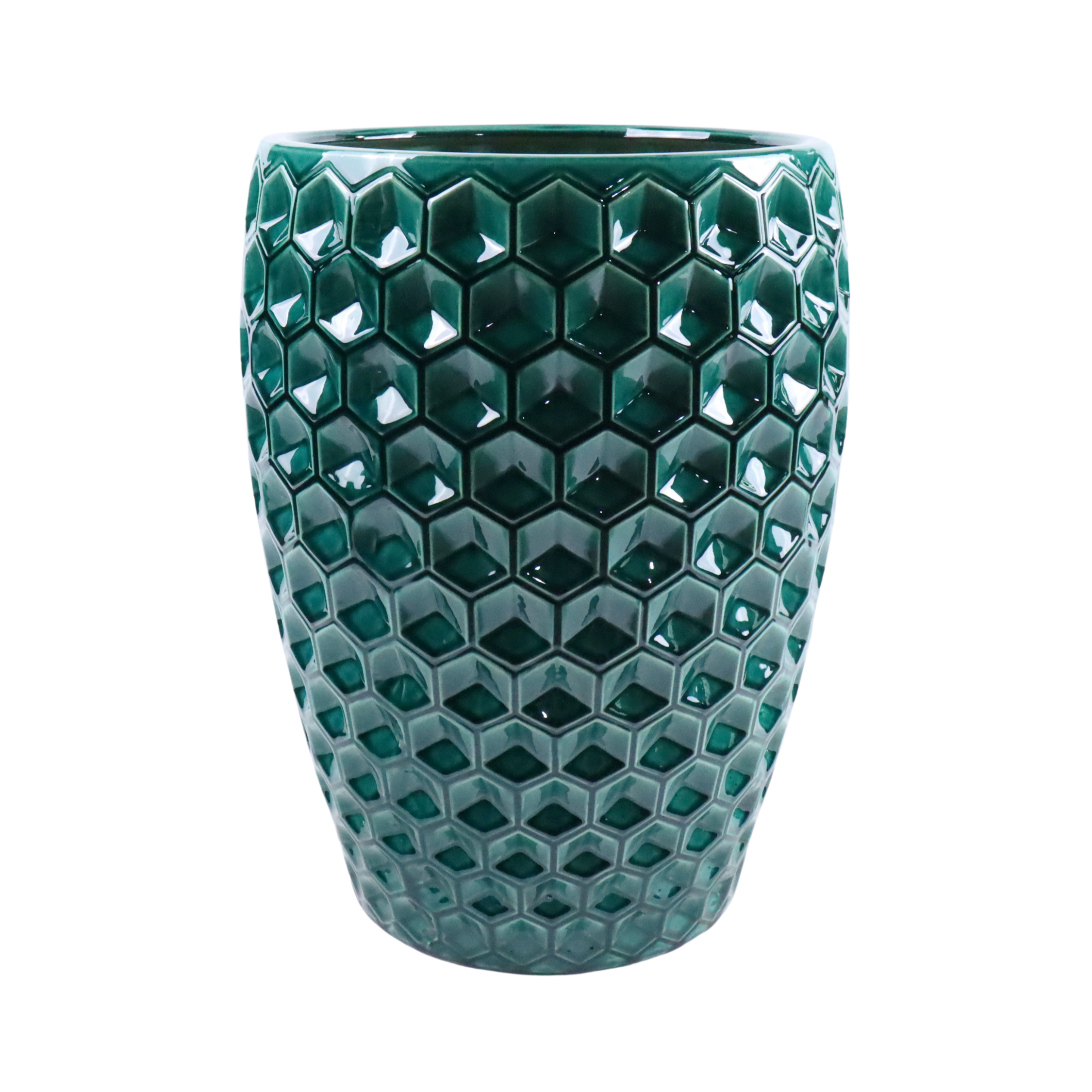 Keramický kvetináč Versaille – Tmavozelená