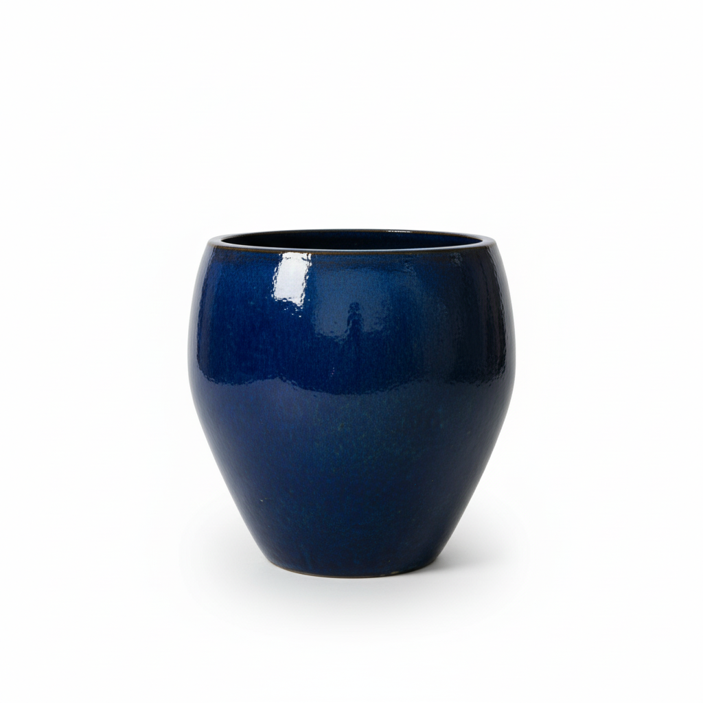 Keramický kvetináč LAFONTAINE - Morsky modrá