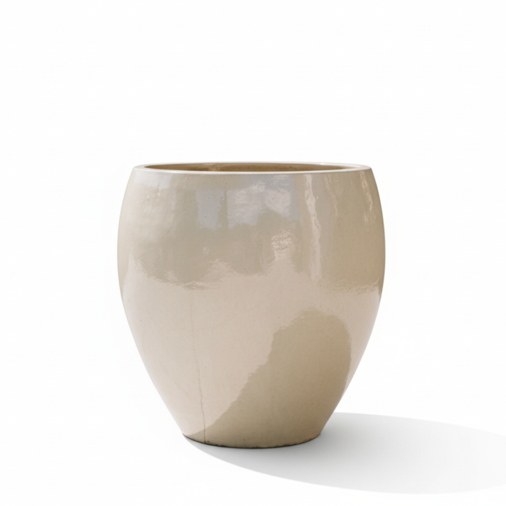 Keramický kvetináč LAFONTAINE - Perlová