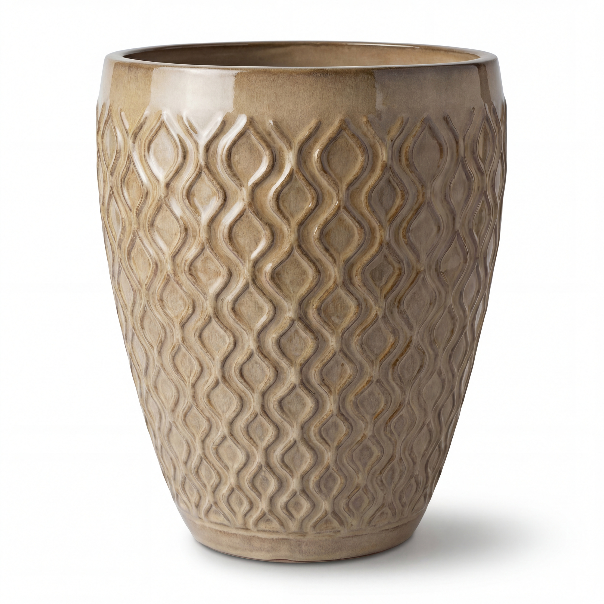 Keramicky kvetináč Phenix - Piesková