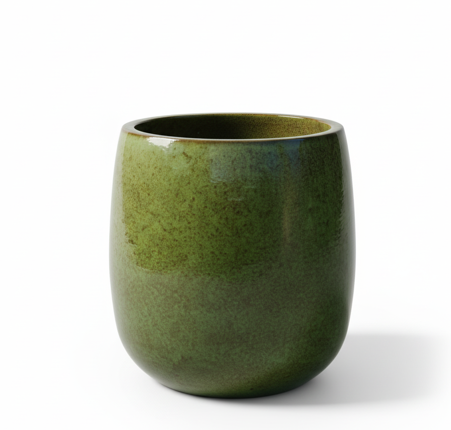 Keramický kvetináč Socrate – tropická zelená