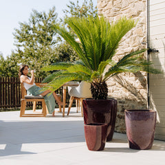 Keramický kvetináč VAUBAN - Fialová