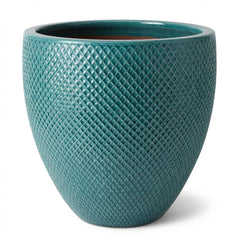 Keramicky kvetináč Signac - Tyrkysový