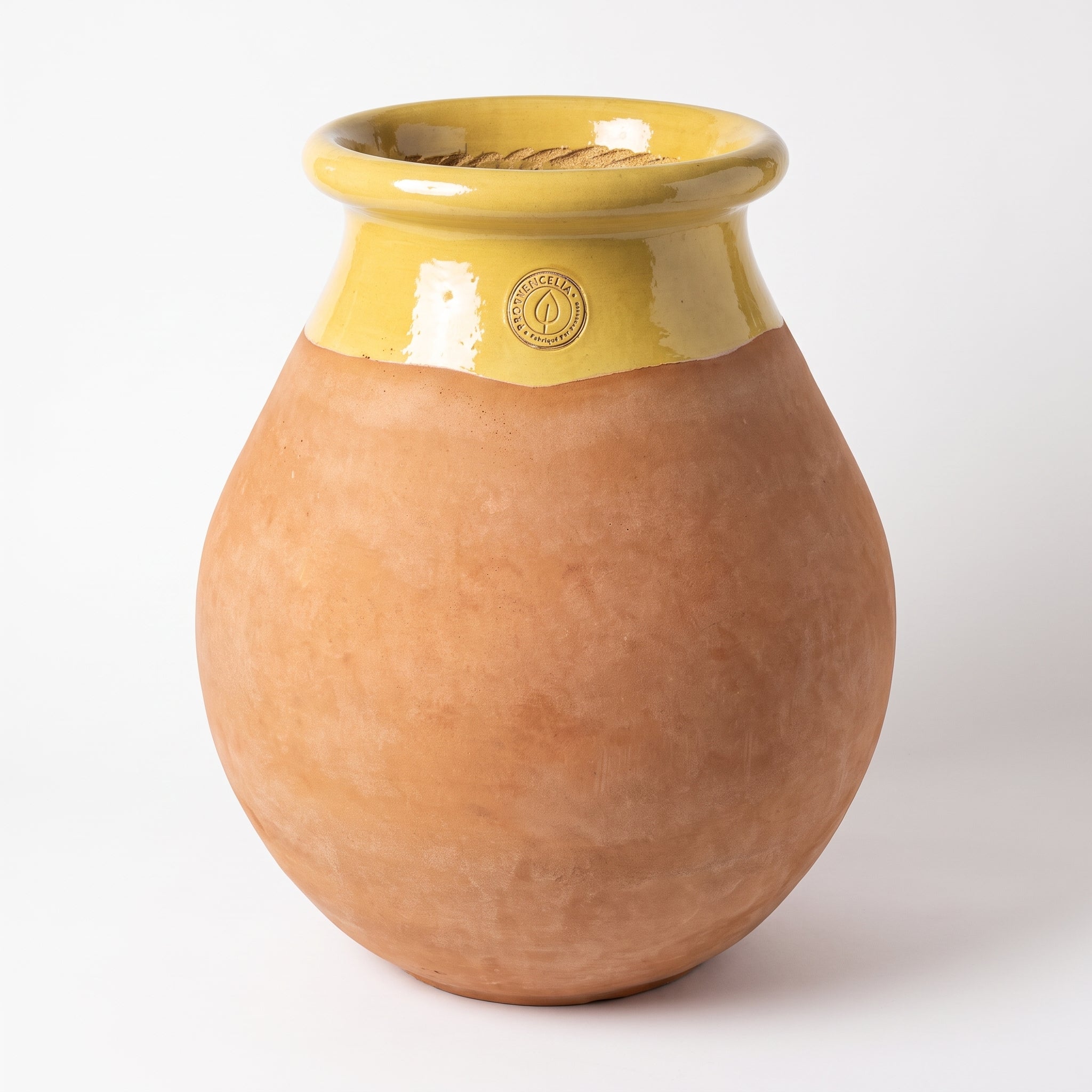 Provensálsky biot MADE IN PROVENCE – terakota cérusée s medovým golierom - 2XL (85 cm)