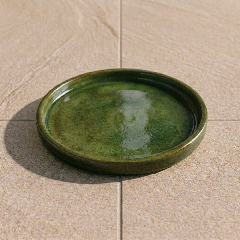 Podmiska pod kvetináč - Tropická Zelená (Ø 15–40 cm)