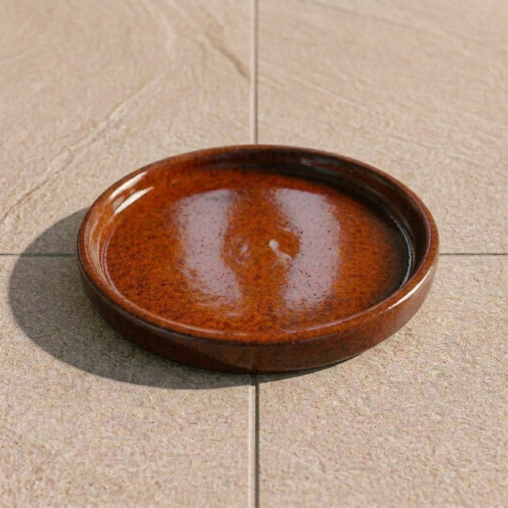 Podmiska pod kvetináč - Tropická oranžová (Ø 15–40 cm)